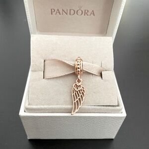 Pandora Love And Guidance Dangle Charm | Rose Gold